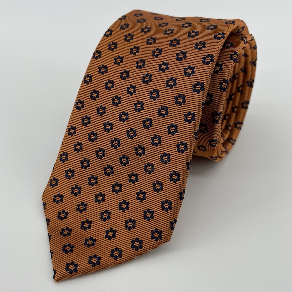 J. Crew 100% Silk Tie Multicolor Geometric Pattern Men's Necktie